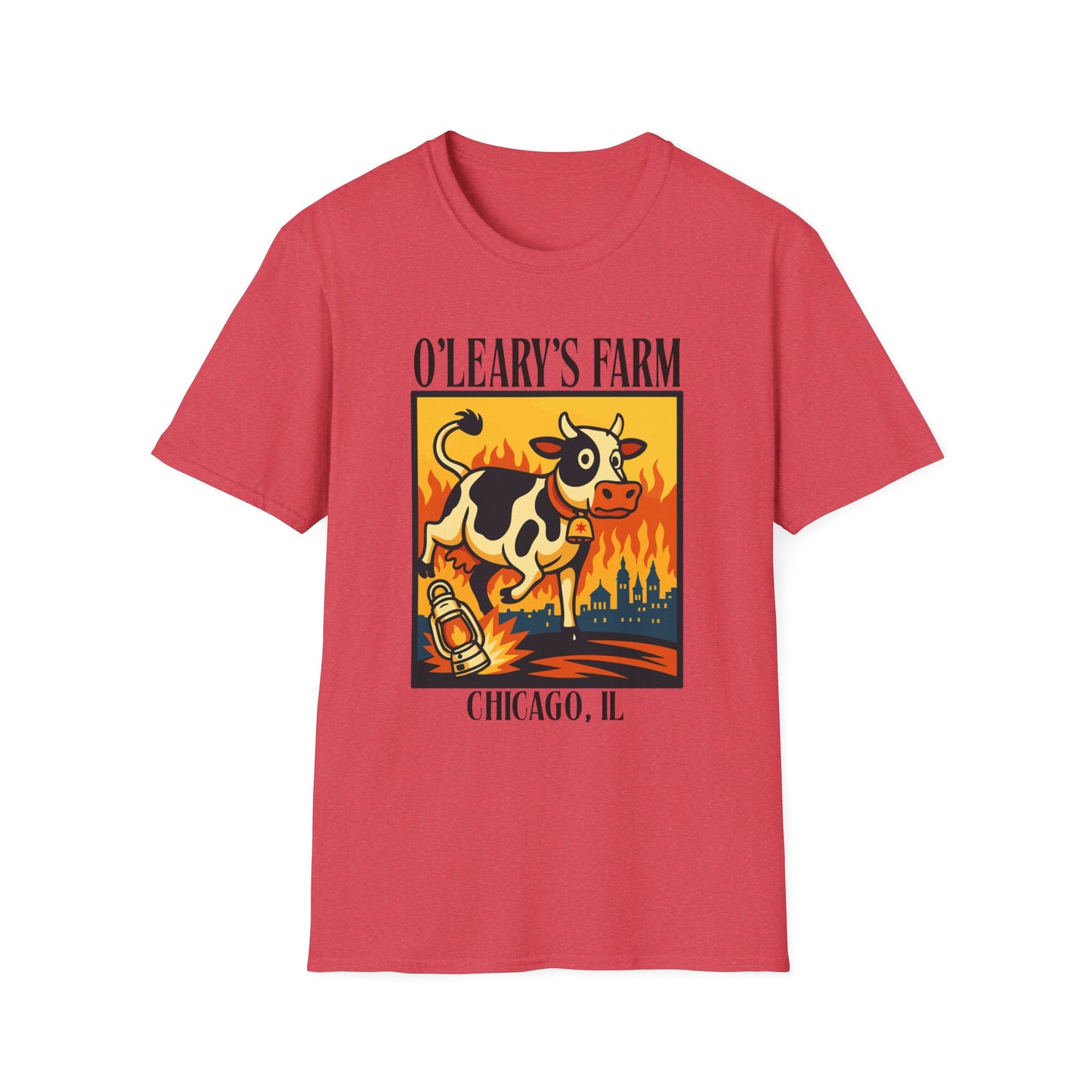 Great Chicago Fire - Mrs. O'Leary's Cow T-Shirt