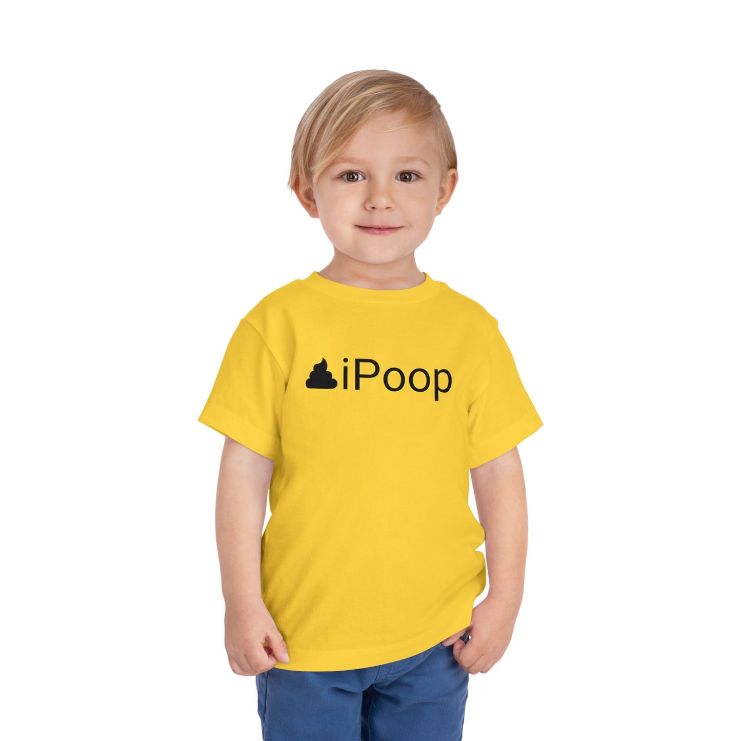 Funny "iPoop" Novelty Toddler T-Shirt - Sizes 2T-5T