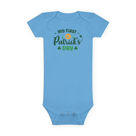 My First St. Patrick's Day - Cute Baby Onesie® Design for Newborns, Perfect Gift for Baby Showers & Birthdays