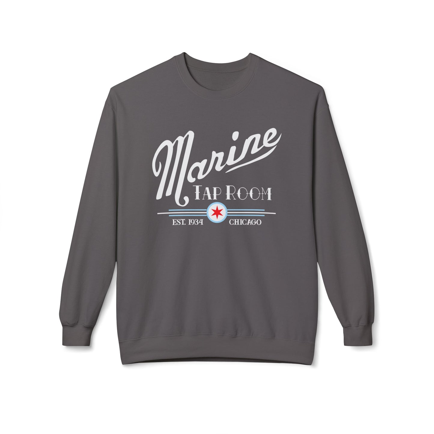 Marine Tap Room - Historic Chicago Tavern Vintage Crewneck Sweatshirt