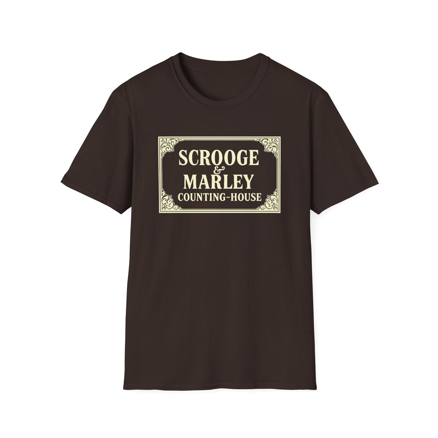 Scrooge & Marley Counting-House Tee - Christmas Holiday Unisex Softstyle T-Shirt