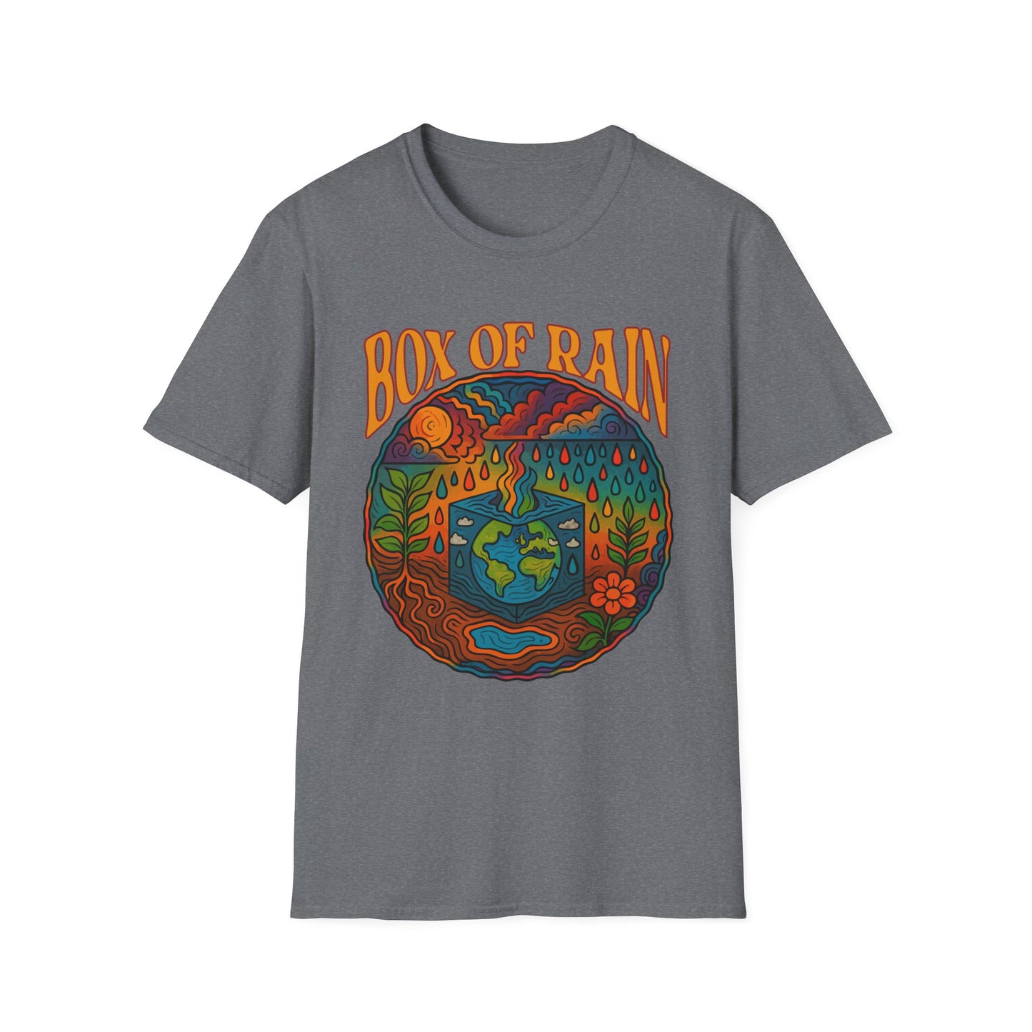 Box of Rain Cosmic Grateful Dead Softstyle Unisex T-Shirt