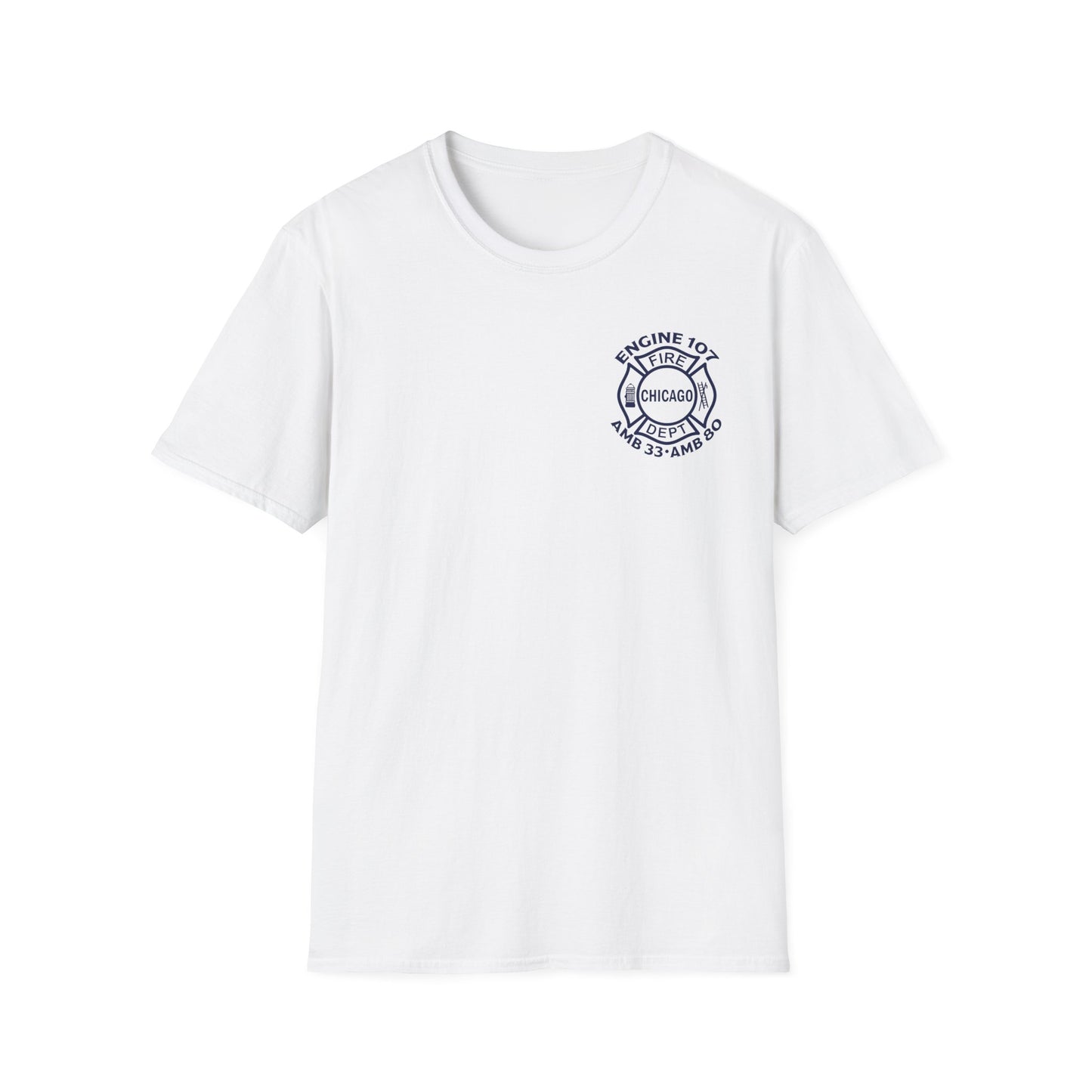 Chicago Fire Department Engine 107 – West Side Warriors Unisex T-Shirt