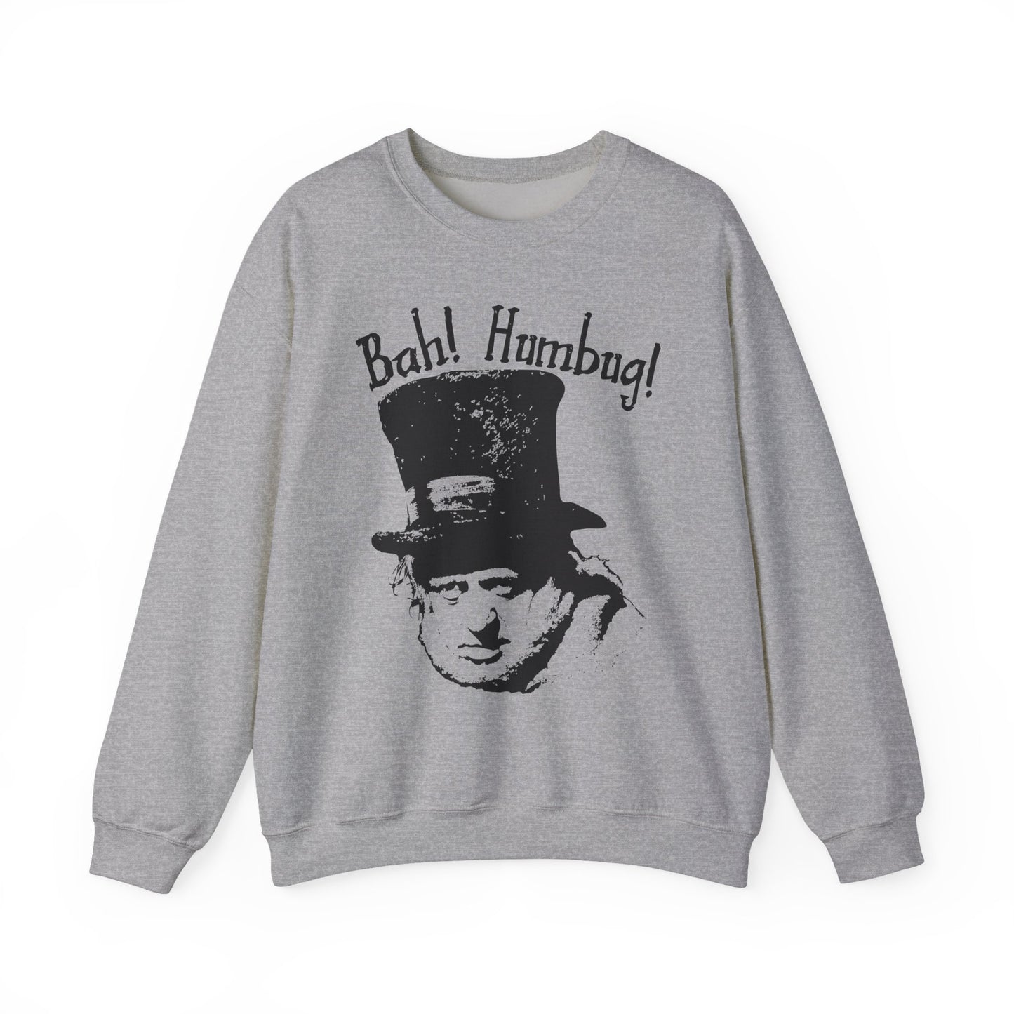 Bah! Humbug! – Funny Ebenezer Scrooge Holiday Unisex Pullover Sweatshirt