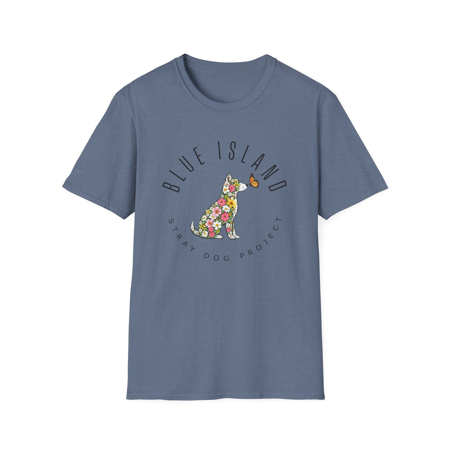 Blue Island Stray Dog Project Spring Tee (Adult Unisex sizes)