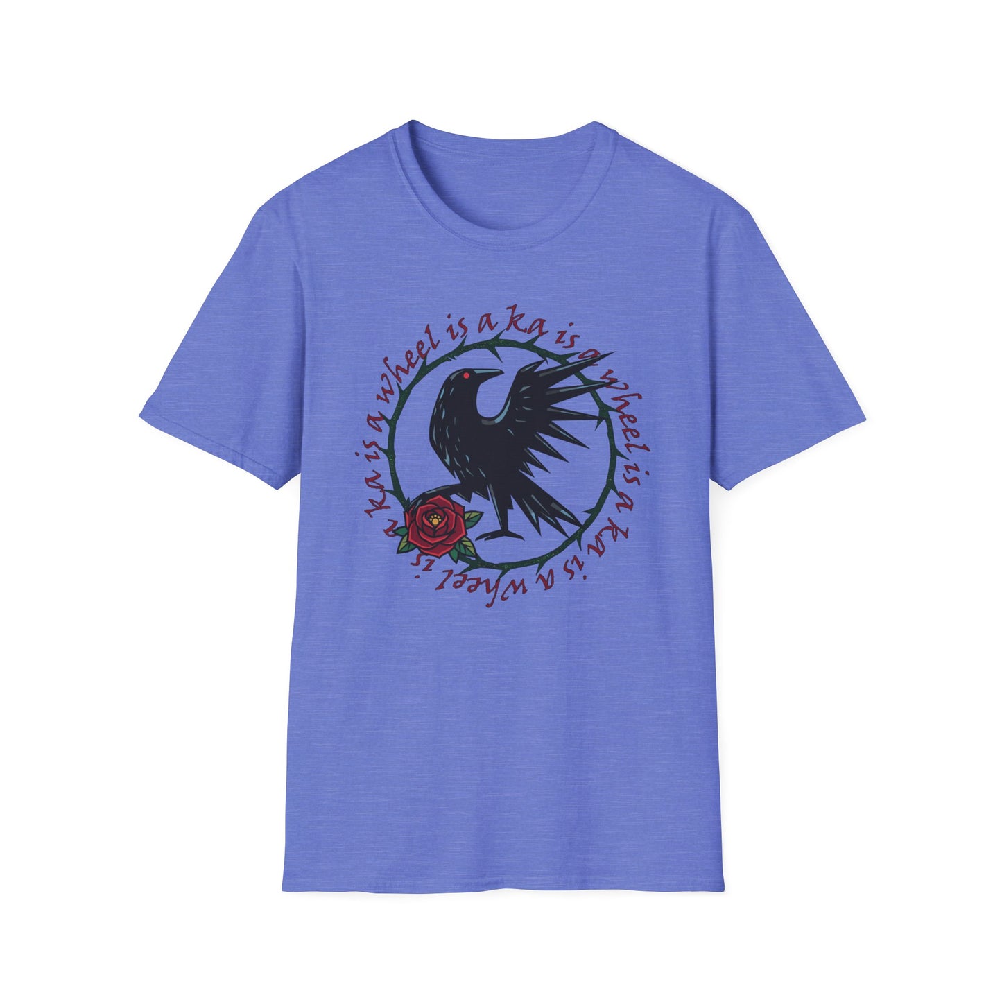 Ka Is a Wheel — Crow & Rose Sigil Tee (Dark Tower × The Stand Tribute) Unisex T-Shirt