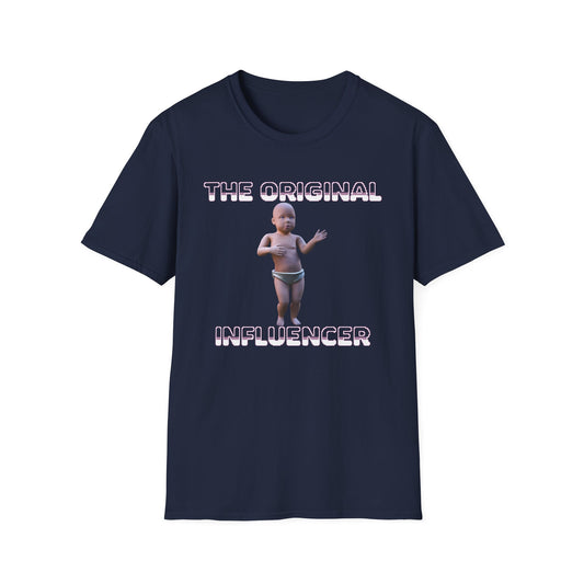 The Original Influencer - 90s Internet Dancing Baby Unisex Softstyle T-Shirt