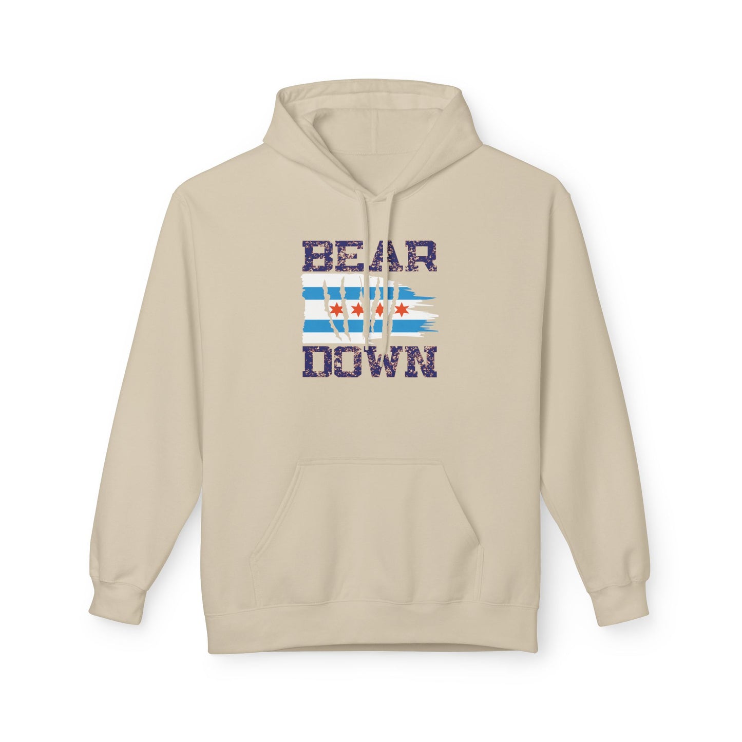 Chicago Bears 'Bear Down' Unisex Fleece Hoodie - Perfect for Game Day & Casual Wear