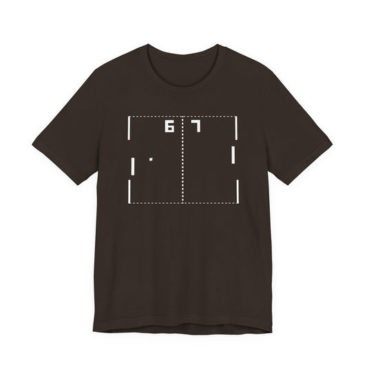 6–7: Vintage Chaos From a Simpler Time - Old School Pong 6-7 Graphic Unisex T-Shirt