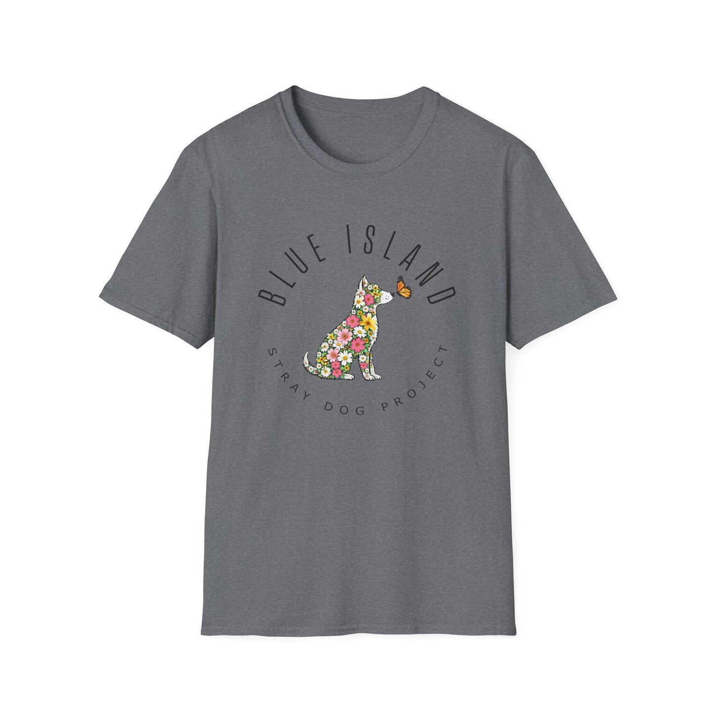Blue Island Stray Dog Project Spring Tee (Adult Unisex sizes)