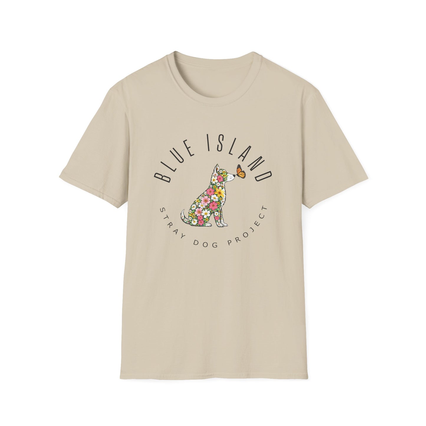 Blue Island Stray Dog Project Spring Tee (Adult Unisex sizes)