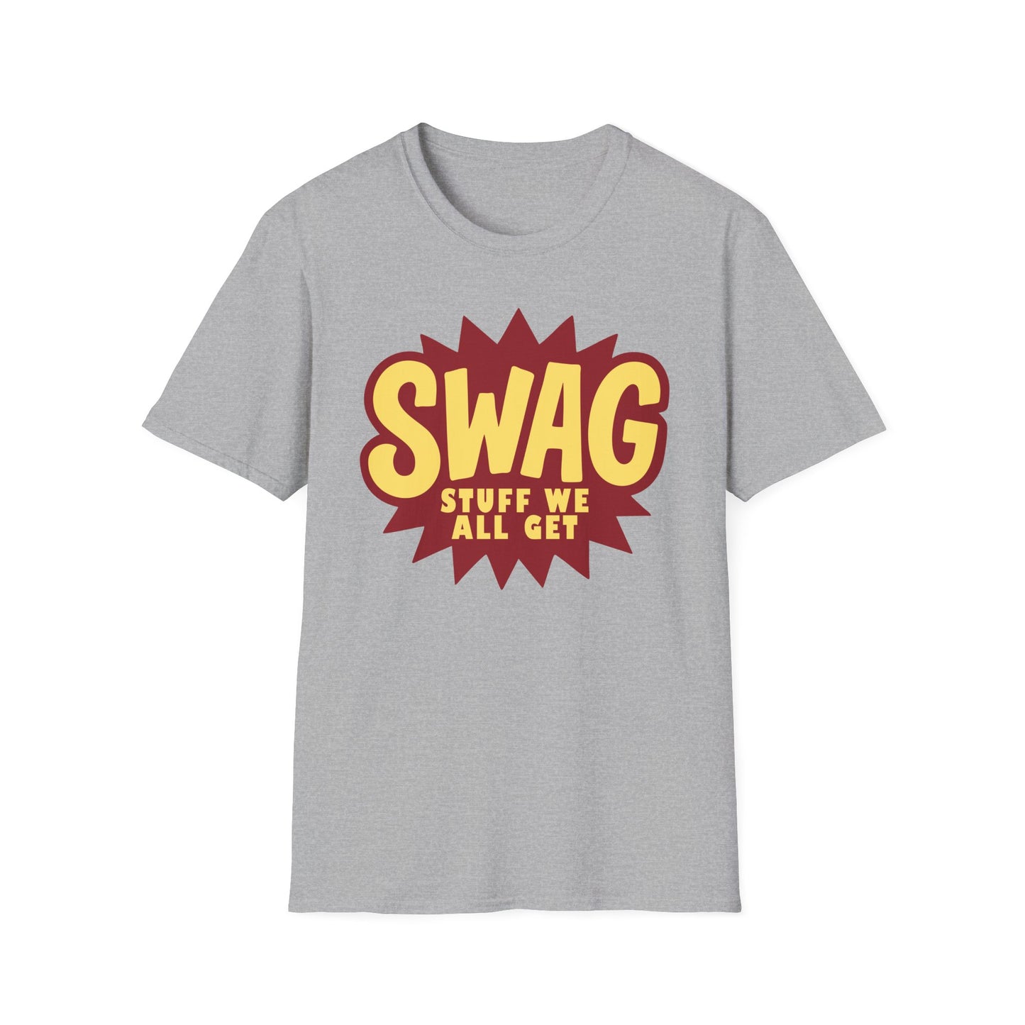 SWAG – Stuff We All Get Classic Office‑Style Unisex Softstyle T-Shirt