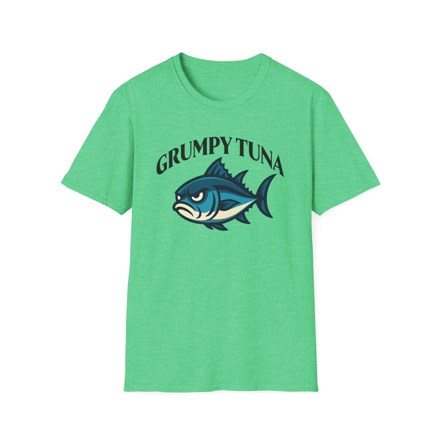 Grumpy Tuna Sad Fish Softstyle Unisex T-Shirt