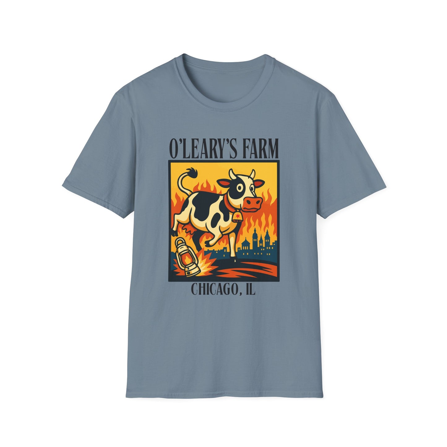 Great Chicago Fire - Mrs. O'Leary's Cow T-Shirt