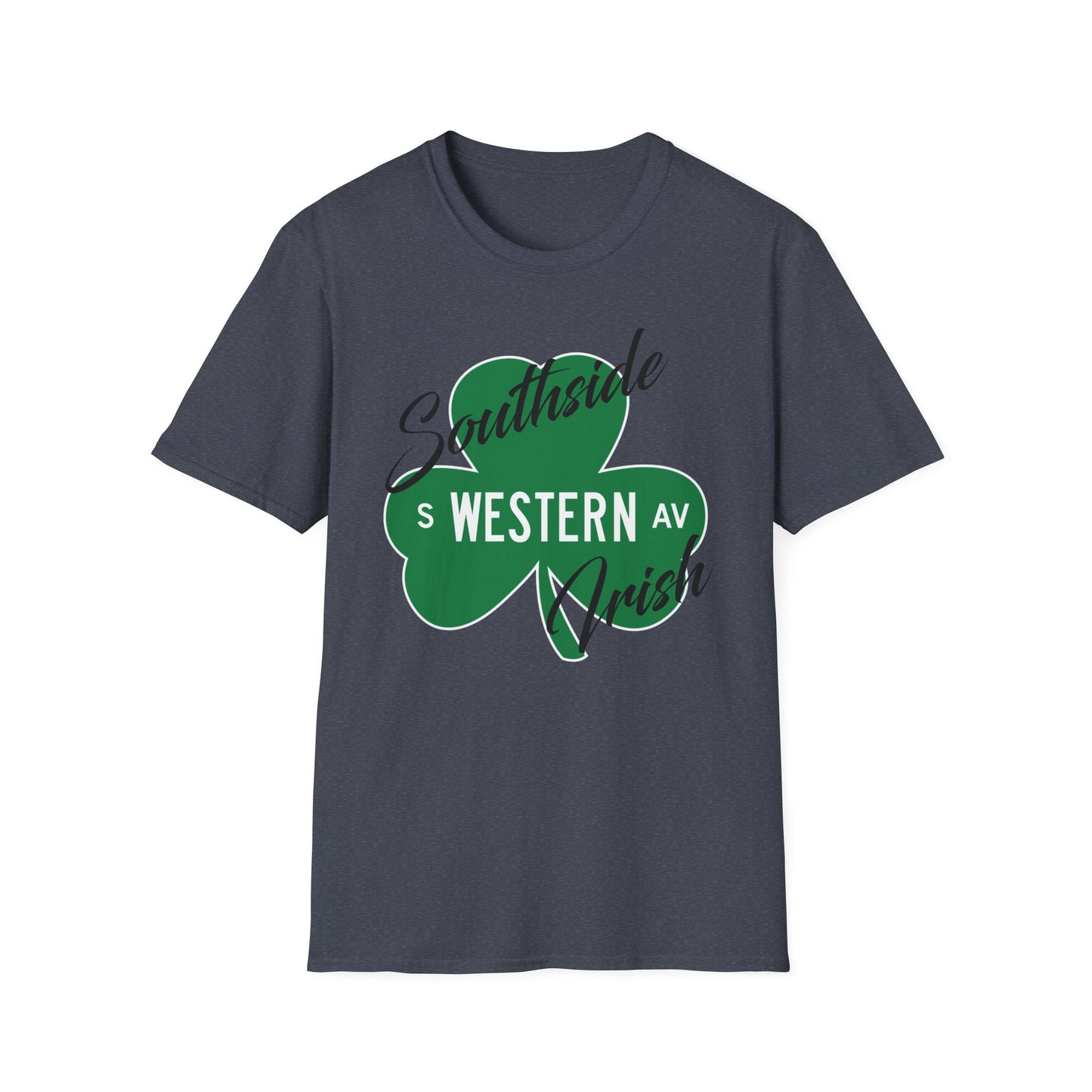 Chicago Southside Irish St. Patrick's Day Parade Western Avenue Shamrock T-shirt