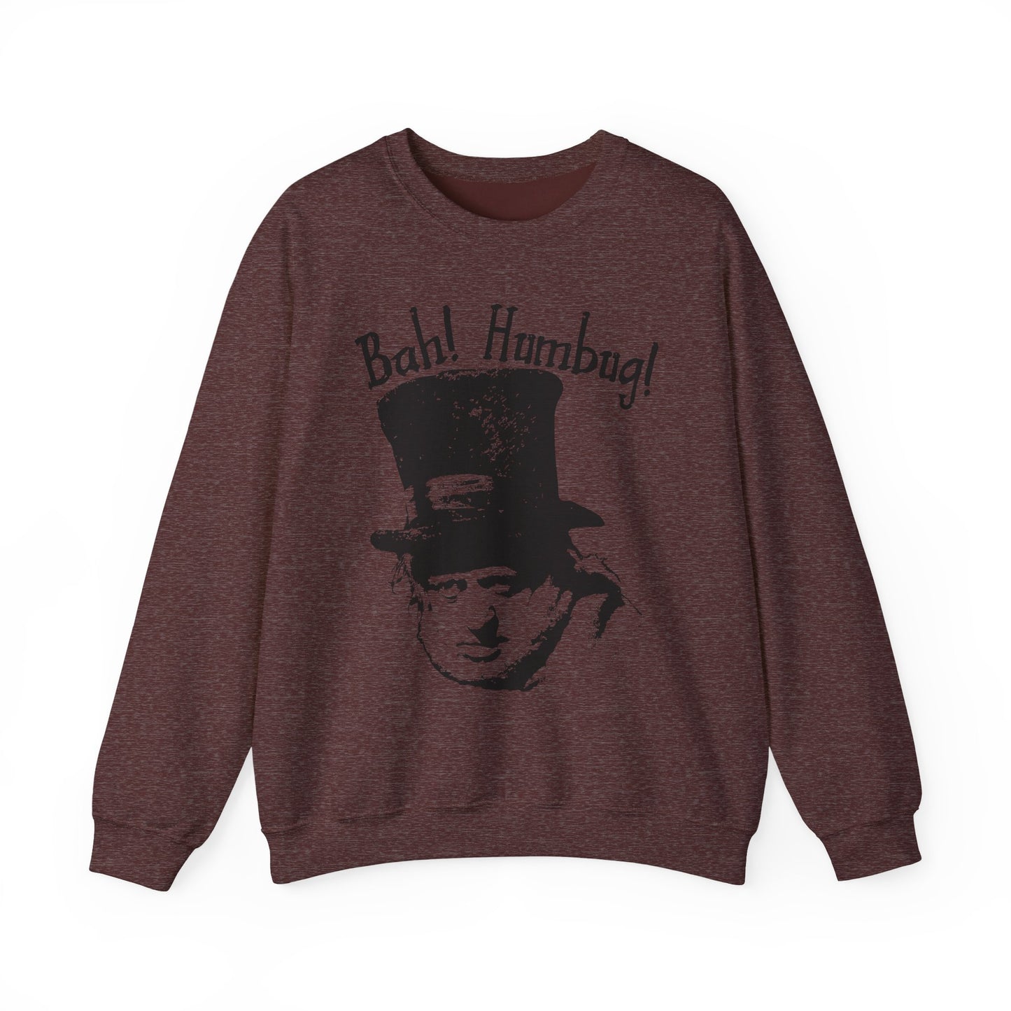 Bah! Humbug! – Funny Ebenezer Scrooge Holiday Unisex Pullover Sweatshirt