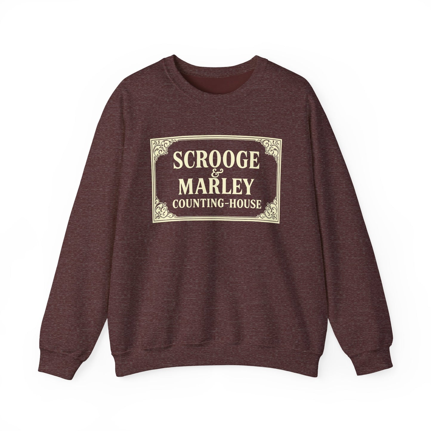 Scrooge & Marley Counting-House Sweatshirt  - A Christmas Carol - Holiday Unisex Pullover Sweatshirt