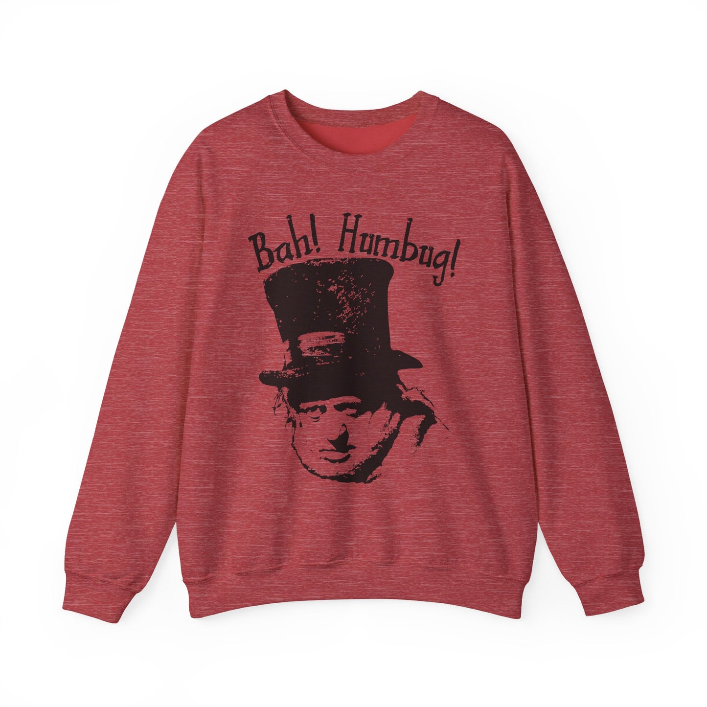 Bah! Humbug! – Funny Ebenezer Scrooge Holiday Unisex Pullover Sweatshirt