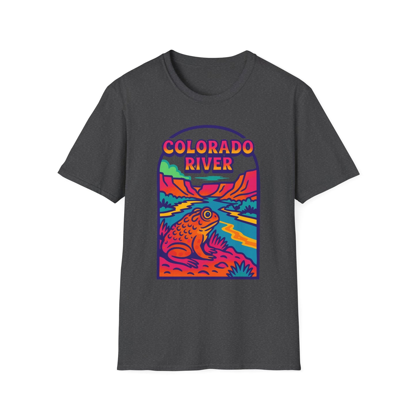Trippy Colorado River Toad Softstyle Unisex T-Shirt