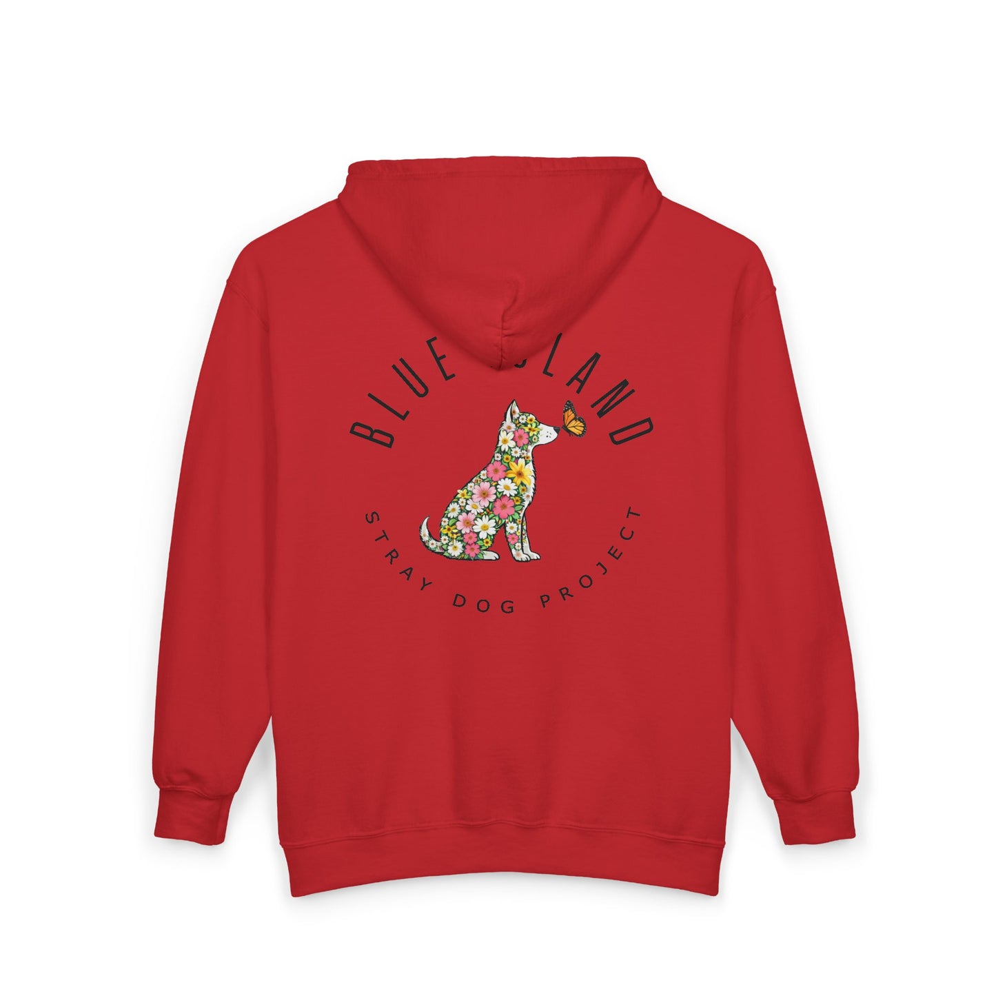 Blue Island Stray Dog Project Spring Hoodie (Adult Unisex sizes)