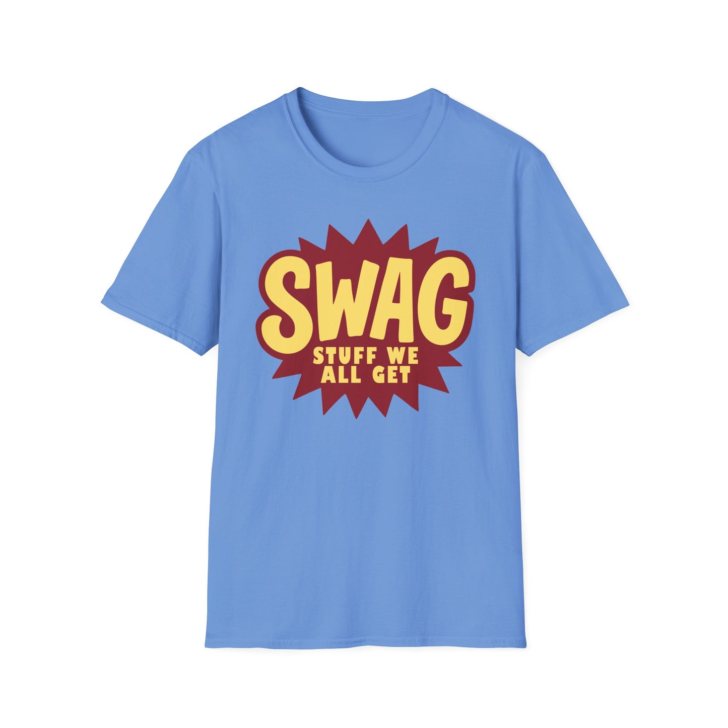 SWAG – Stuff We All Get Classic Office‑Style Unisex Softstyle T-Shirt