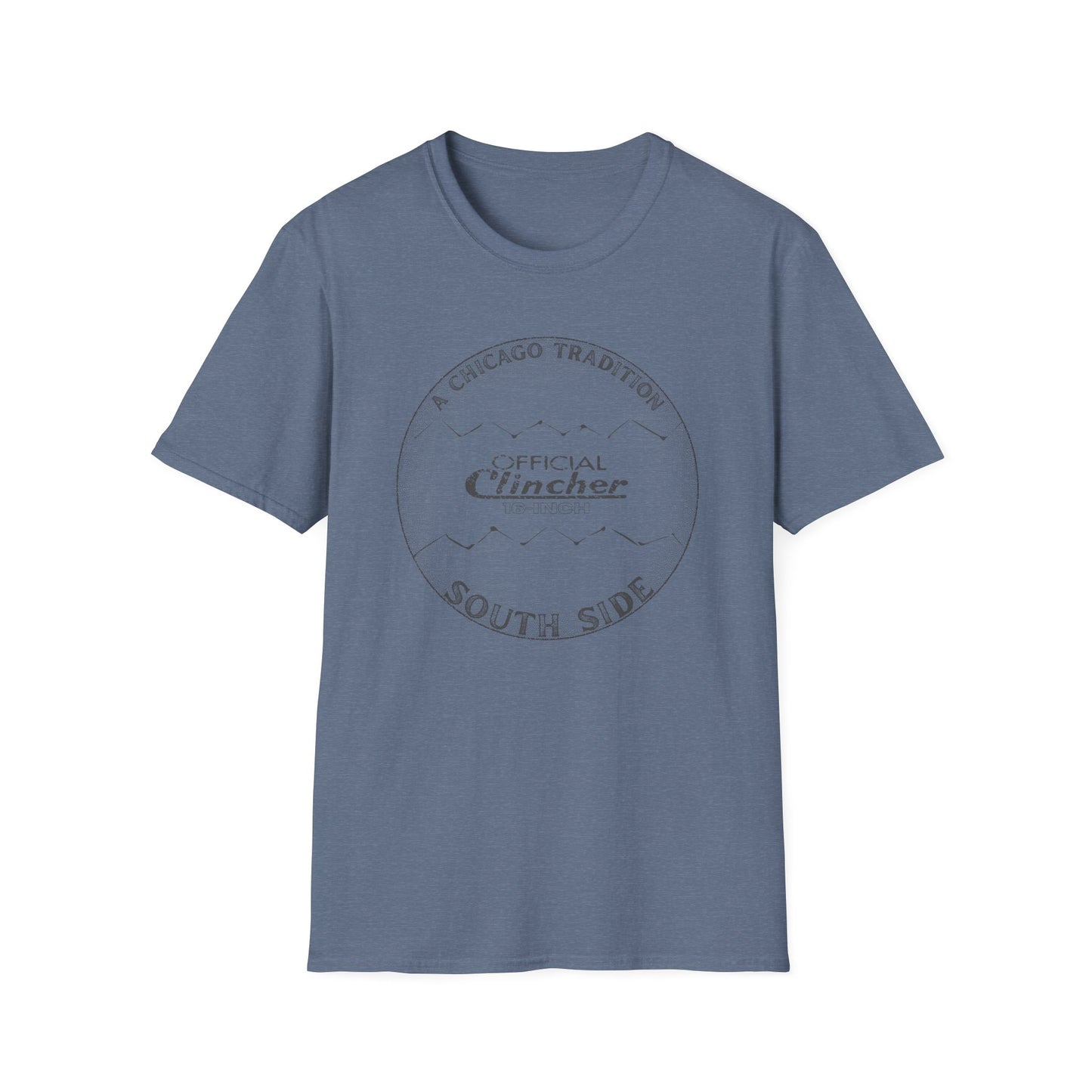 16-Inch Softball - A Chicago Tradition - Unisex Softstyle T-shirt