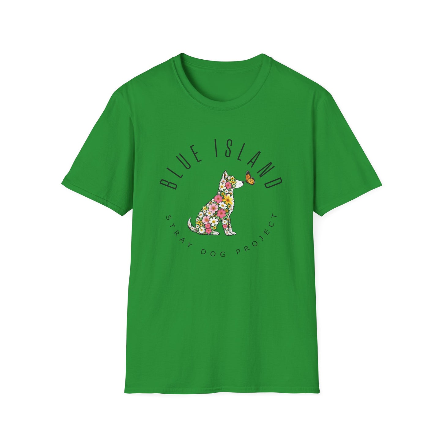 Blue Island Stray Dog Project Spring Tee (Adult Unisex sizes)