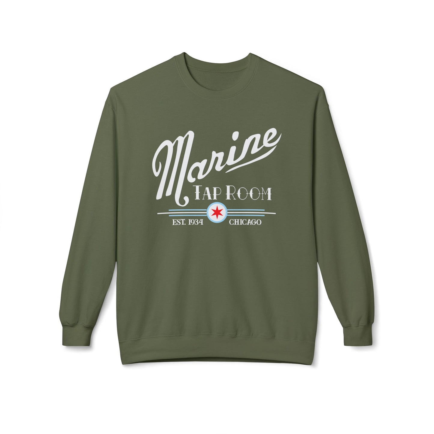 Marine Tap Room - Historic Chicago Tavern Vintage Crewneck Sweatshirt