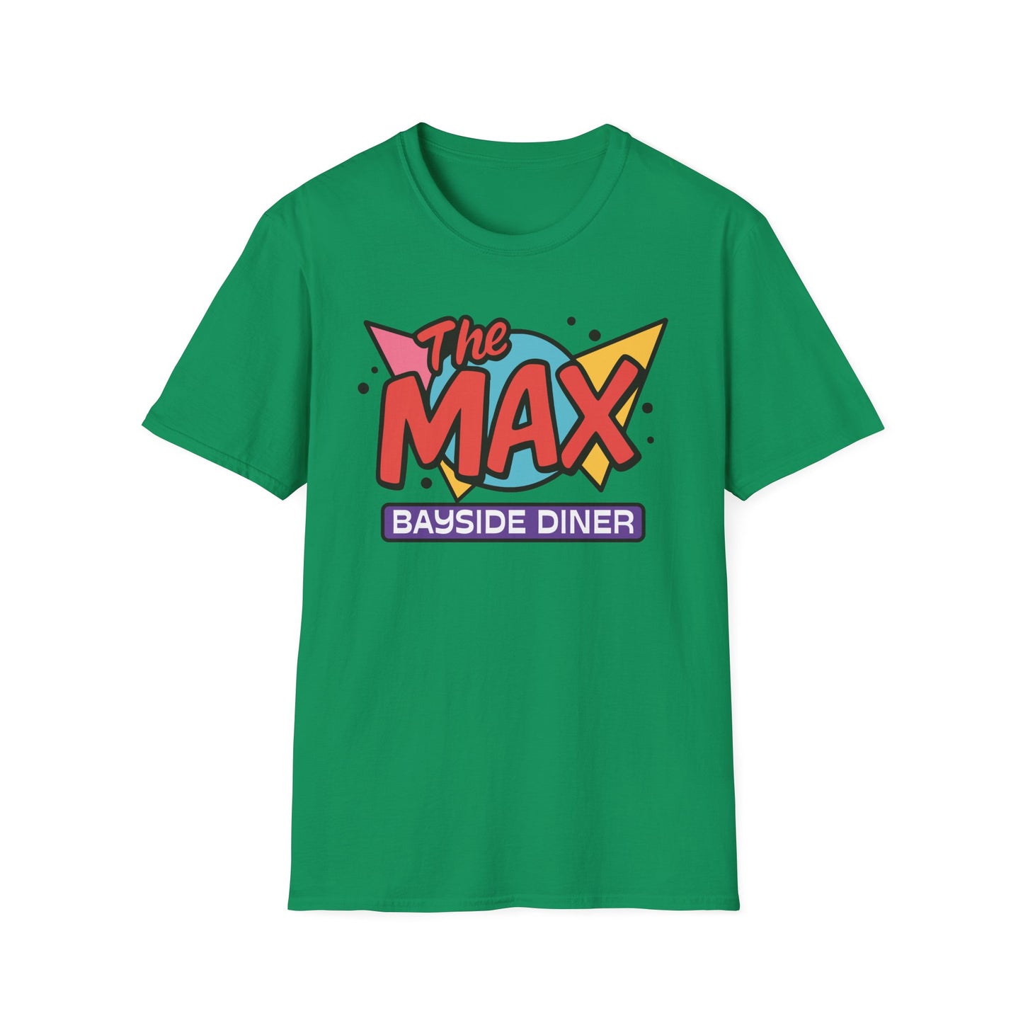 Saved by the Bell “The Max” Retro Logo T-Shirt – Bayside Diner Throwback Softstyle Unisex T-Shirt