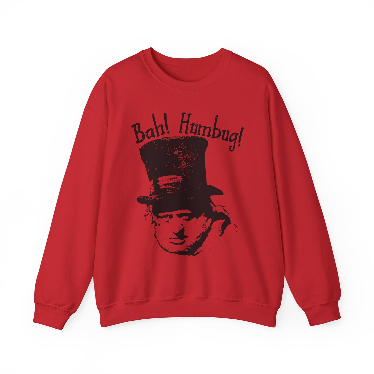 Bah! Humbug! – Funny Ebenezer Scrooge Holiday Unisex Pullover Sweatshirt