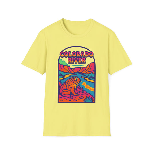 Trippy Colorado River Toad Softstyle Unisex T-Shirt