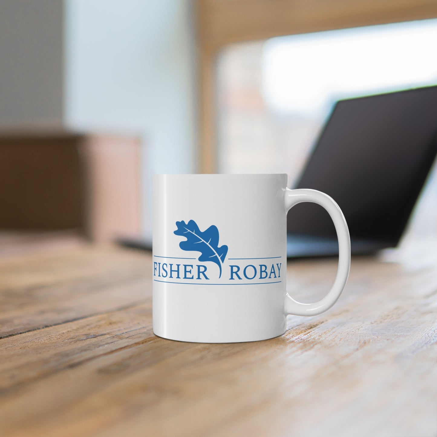 Fisher Robay Parody Mug - The Chair Company - 11 oz. Ceramic Coffee Mug