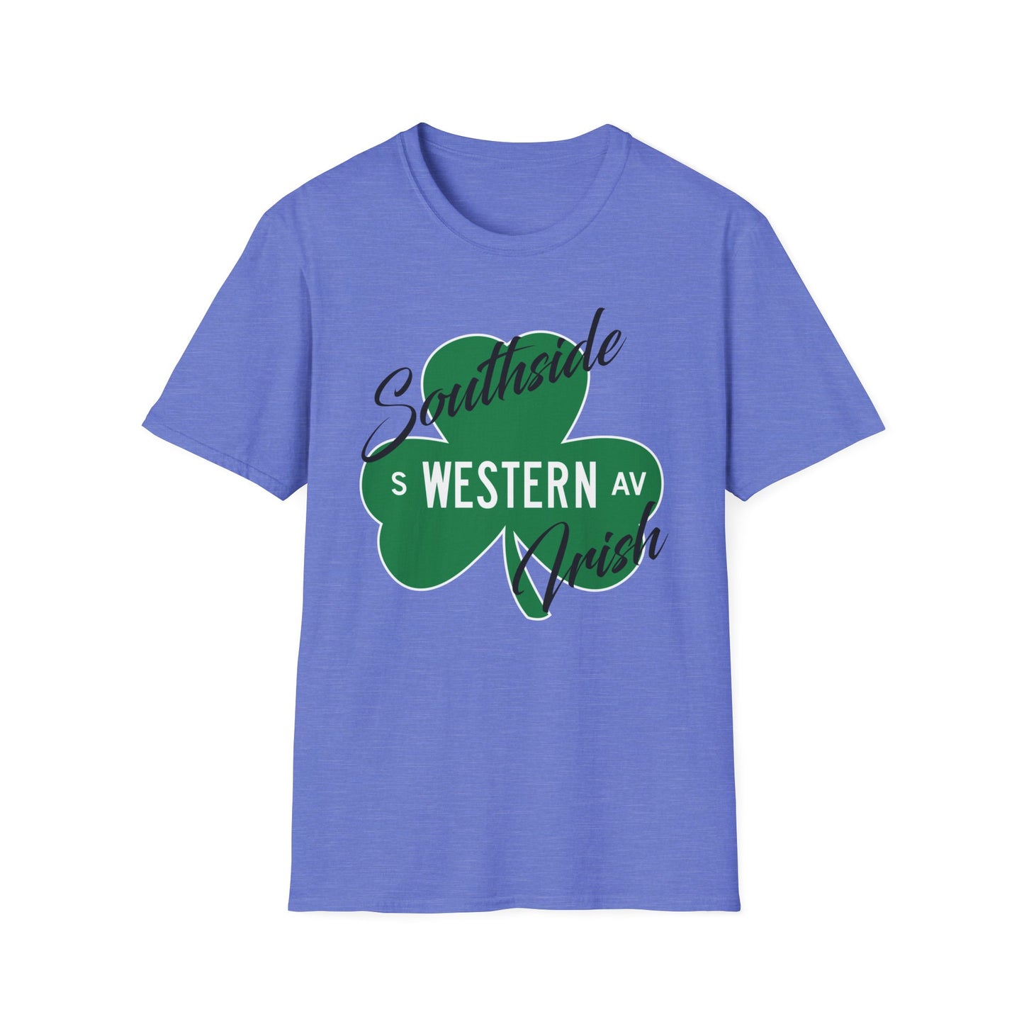 Chicago Southside Irish St. Patrick's Day Parade Western Avenue Shamrock T-shirt