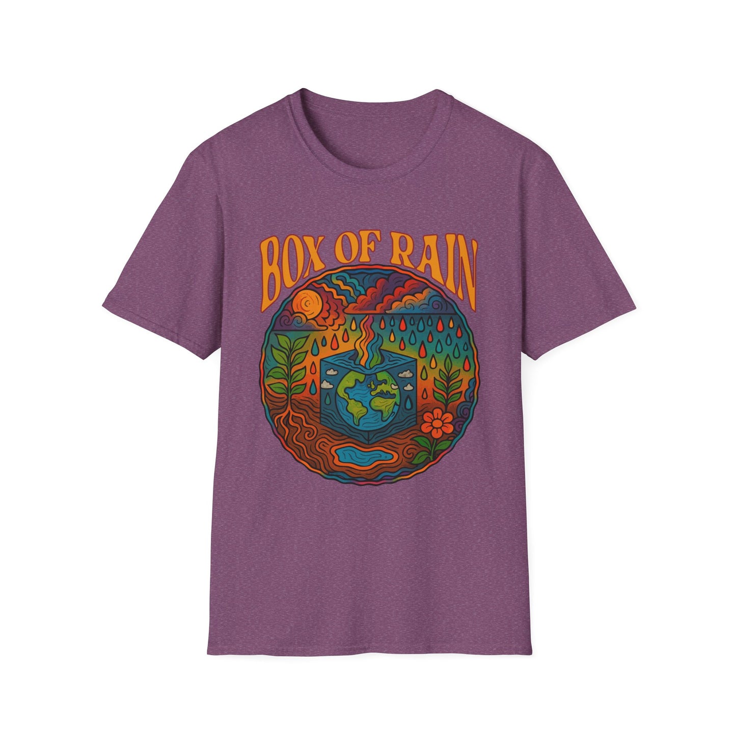 Box of Rain Cosmic Grateful Dead Softstyle Unisex T-Shirt