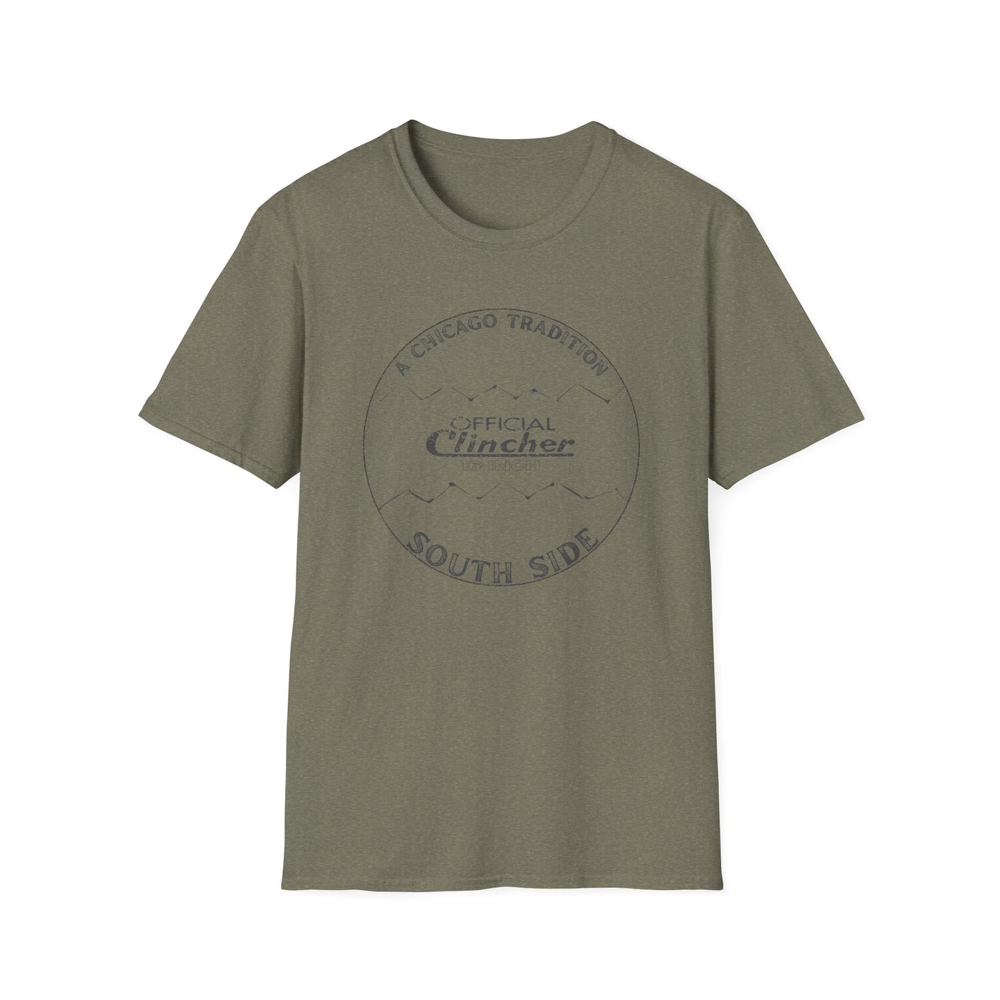 16-Inch Softball - A Chicago Tradition - Unisex Softstyle T-shirt