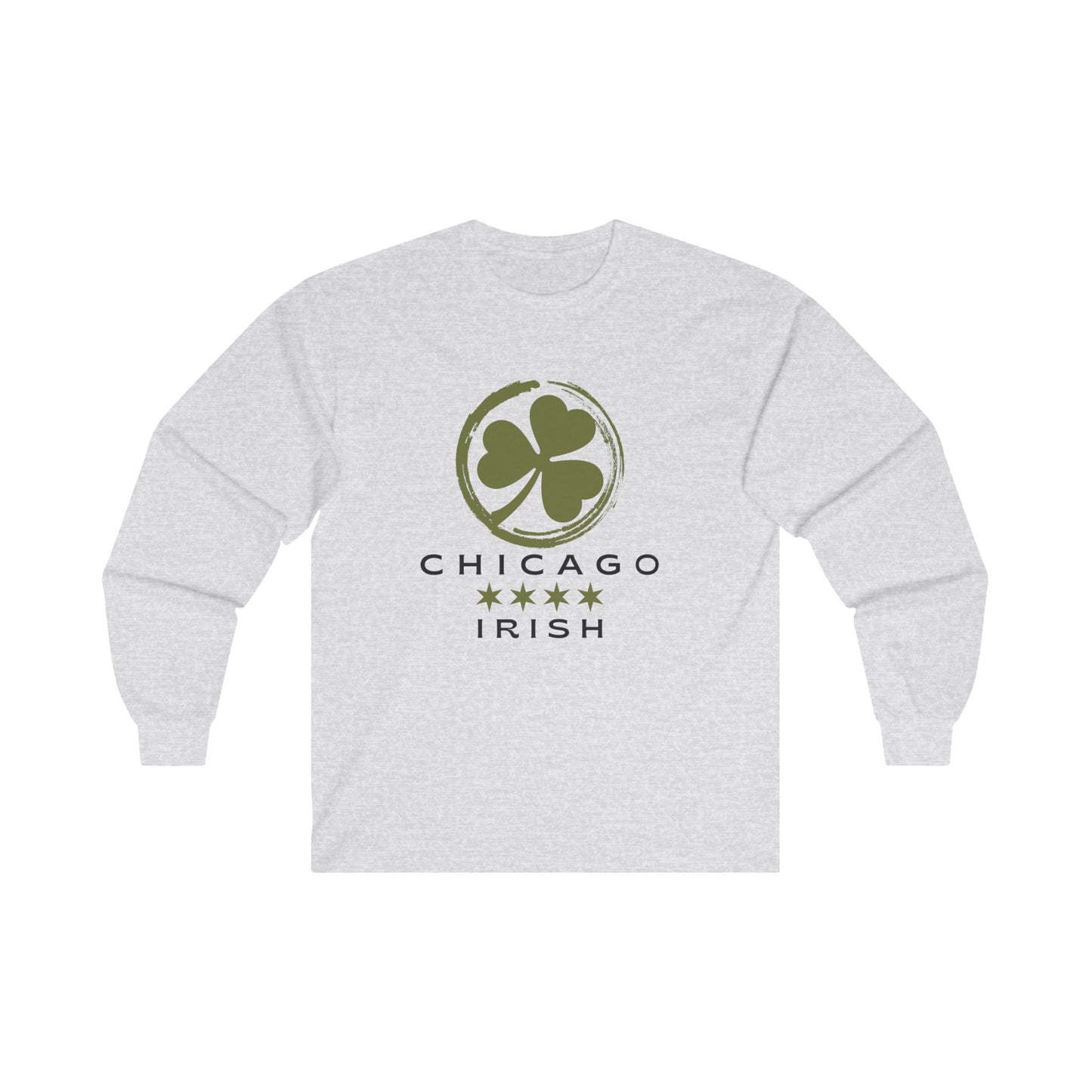 BIG and TALL Chicago Irish Long-Sleeve T-Shirt