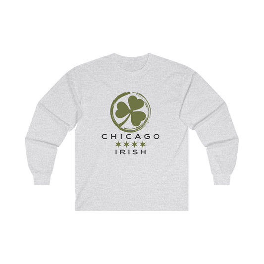 BIG and TALL Chicago Irish Long-Sleeve T-Shirt