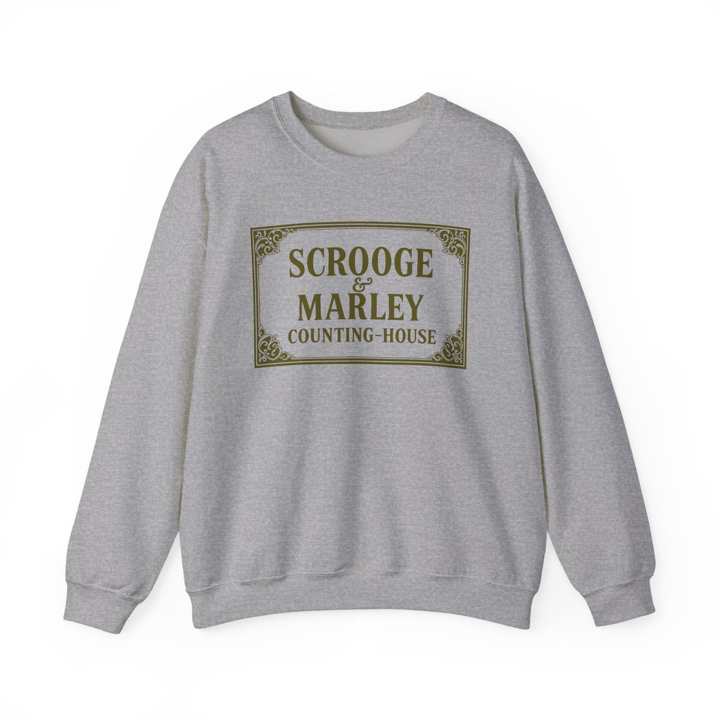 Scrooge & Marley Counting-House Sweatshirt  - A Christmas Carol - Holiday Unisex Pullover Sweatshirt