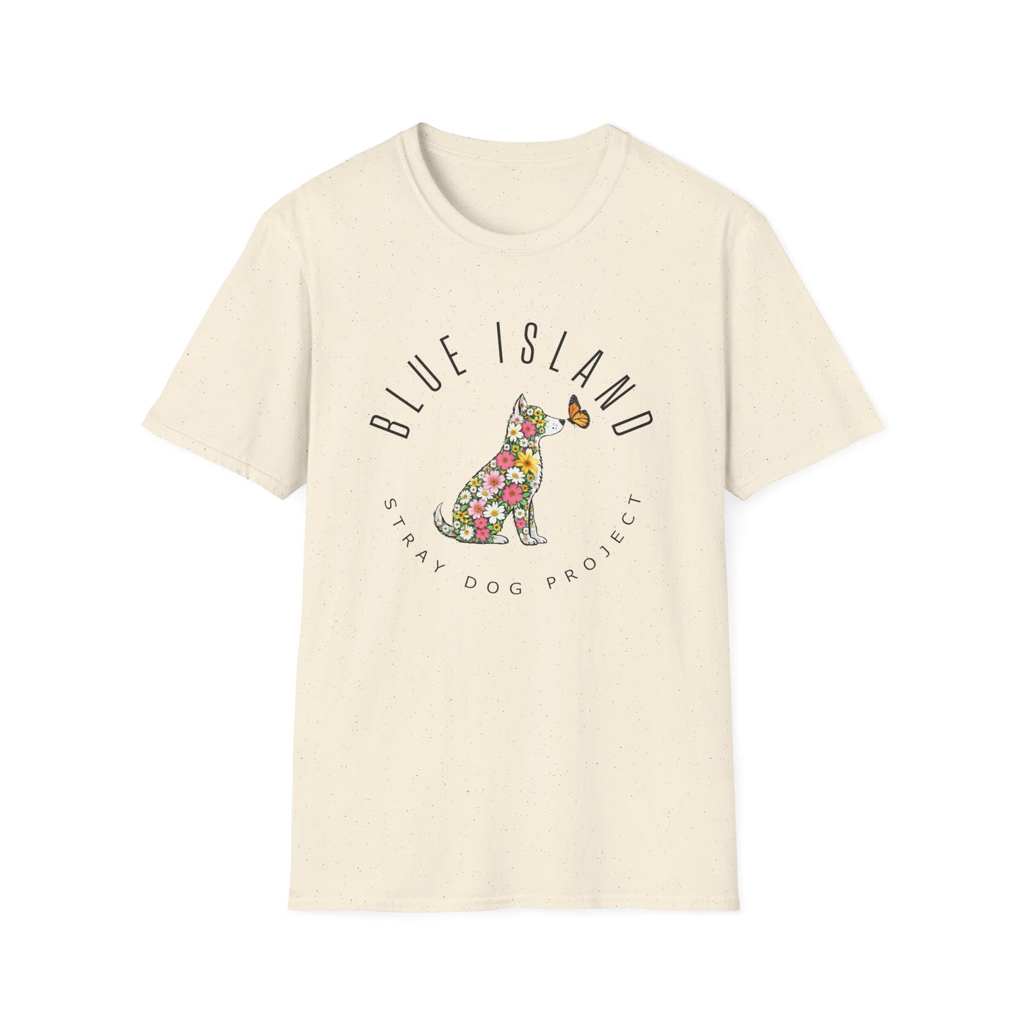 Blue Island Stray Dog Project Spring Tee (Adult Unisex sizes)