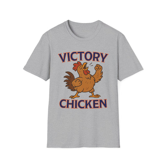 Victory Chicken - Chicago Bears Win Edition - Softstyle Unisex T-Shirt