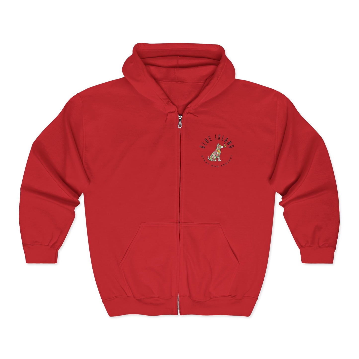Blue Island Stray Dog Project Spring Hoodie (Adult Unisex sizes)