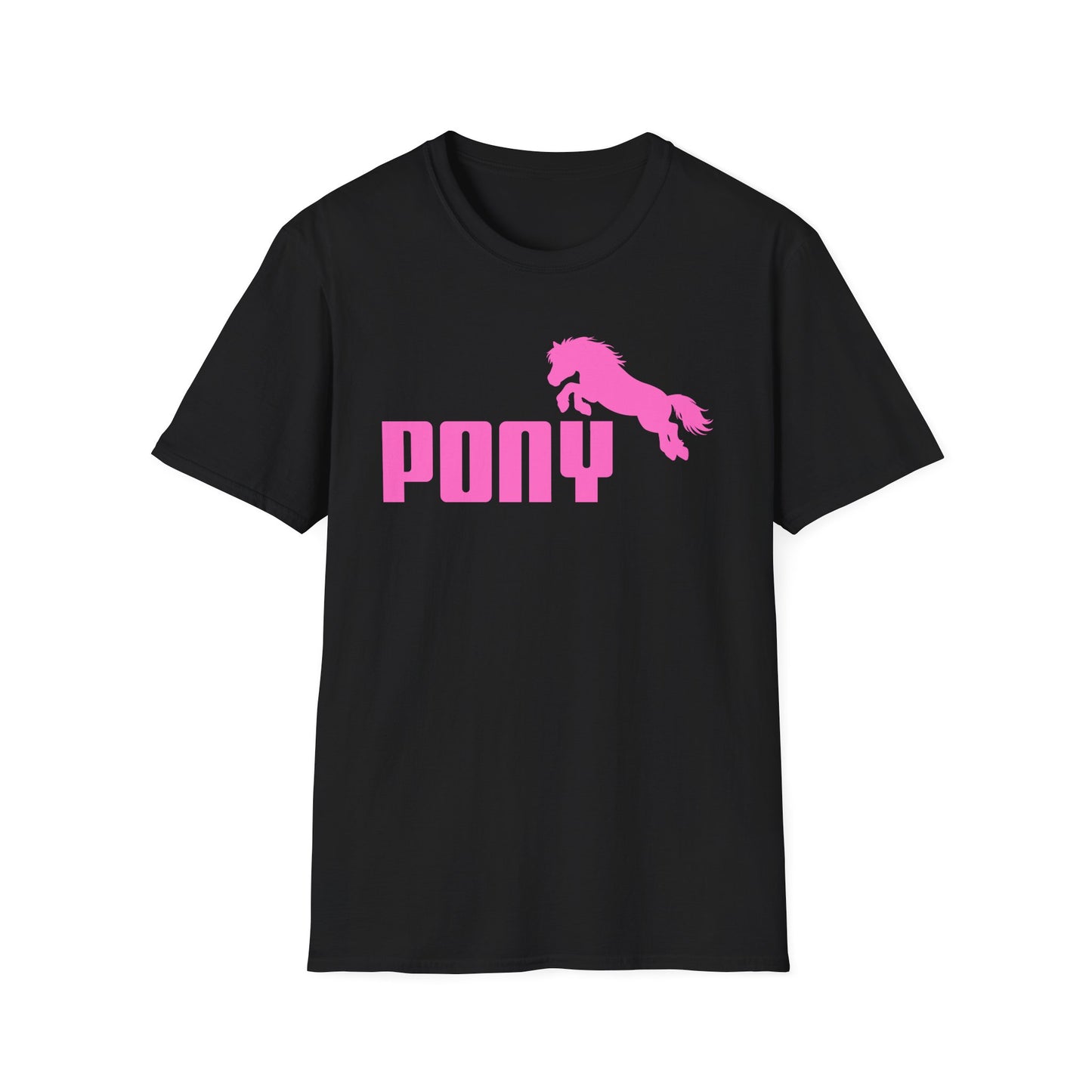 Pink Pony - Parody “PUMA” Logo - Unisex T-Shirt