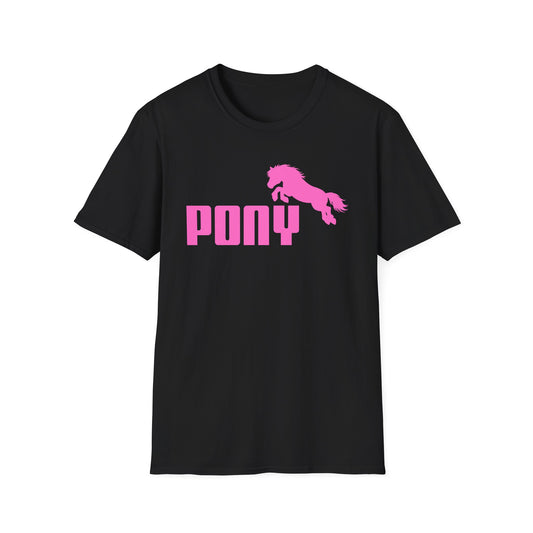 Pink Pony - Parody “PUMA” Logo - Unisex T-Shirt