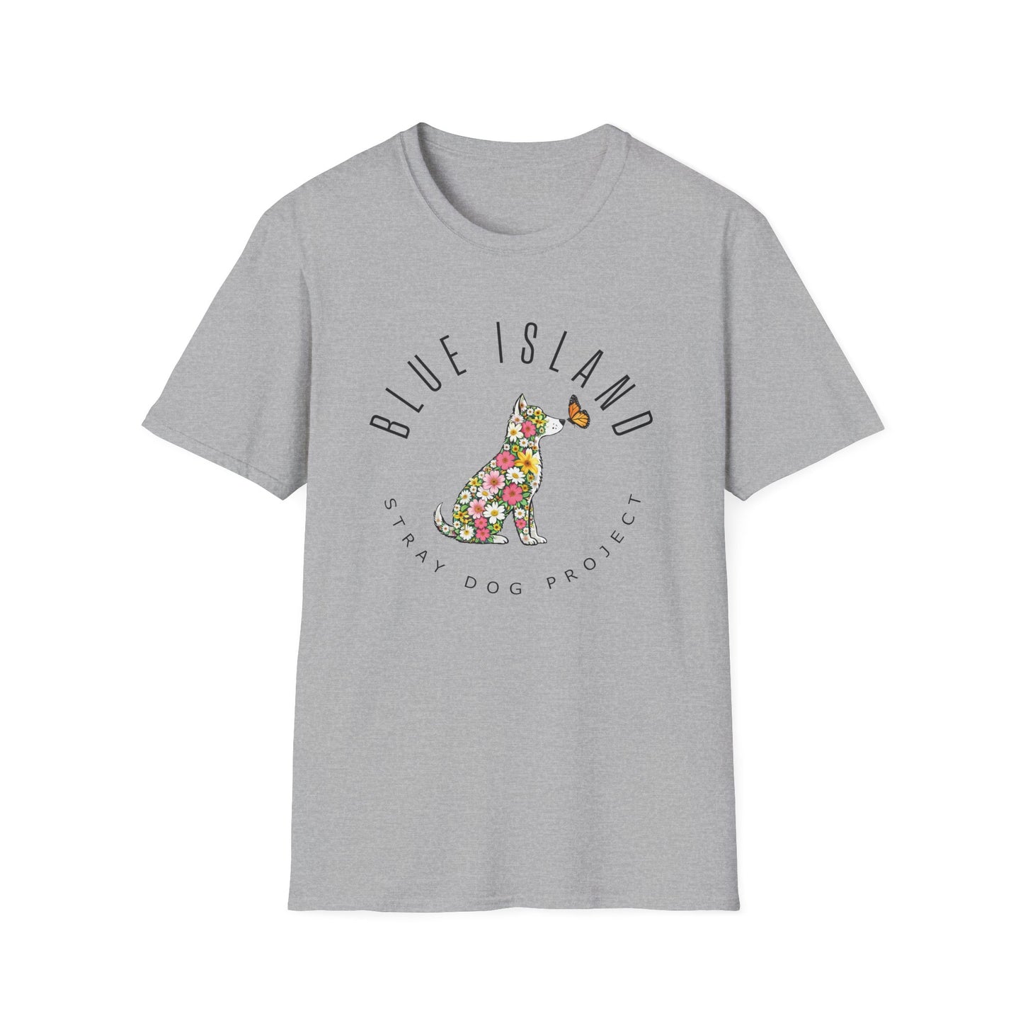 Blue Island Stray Dog Project Spring Tee (Adult Unisex sizes)