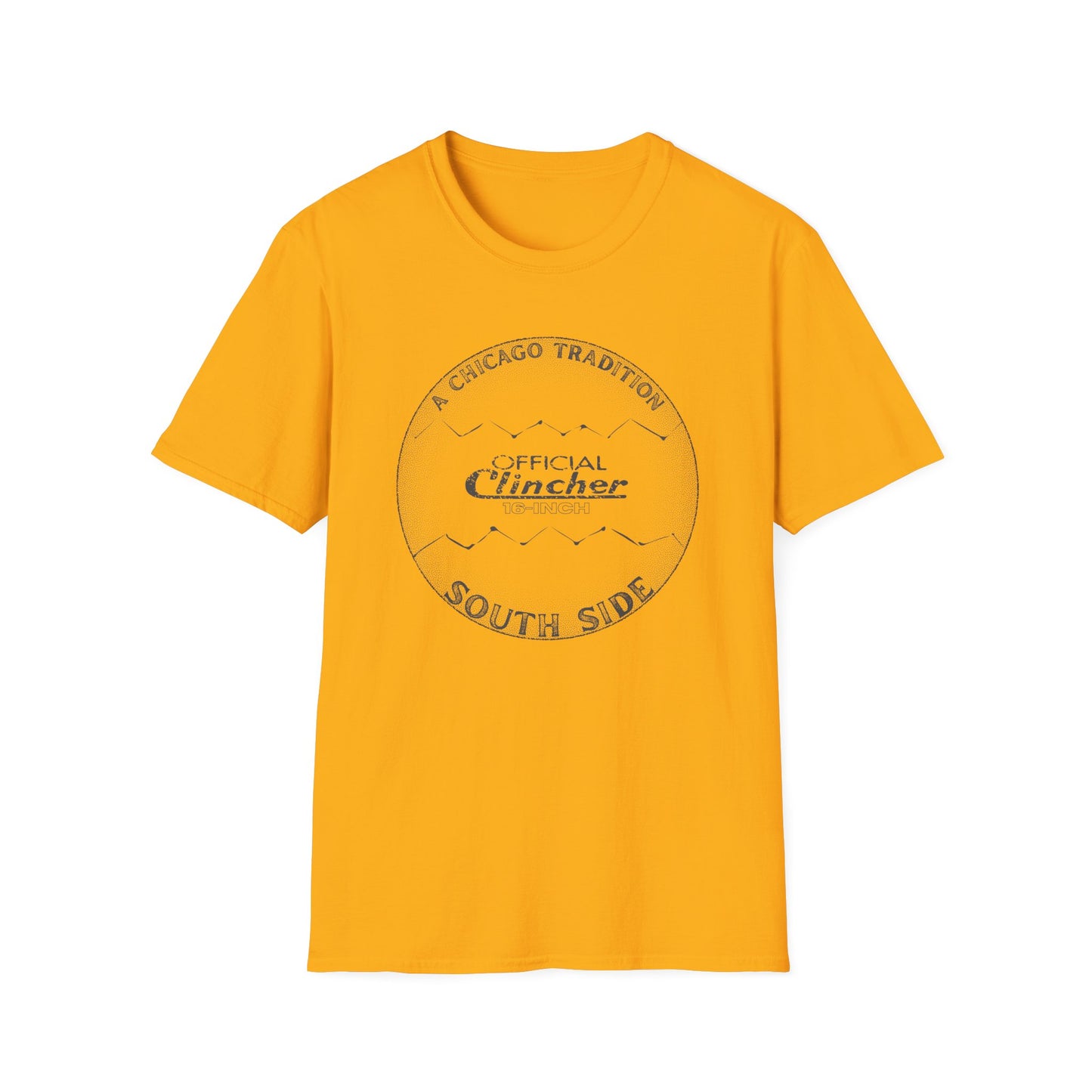 16-Inch Softball - A Chicago Tradition - Unisex Softstyle T-shirt