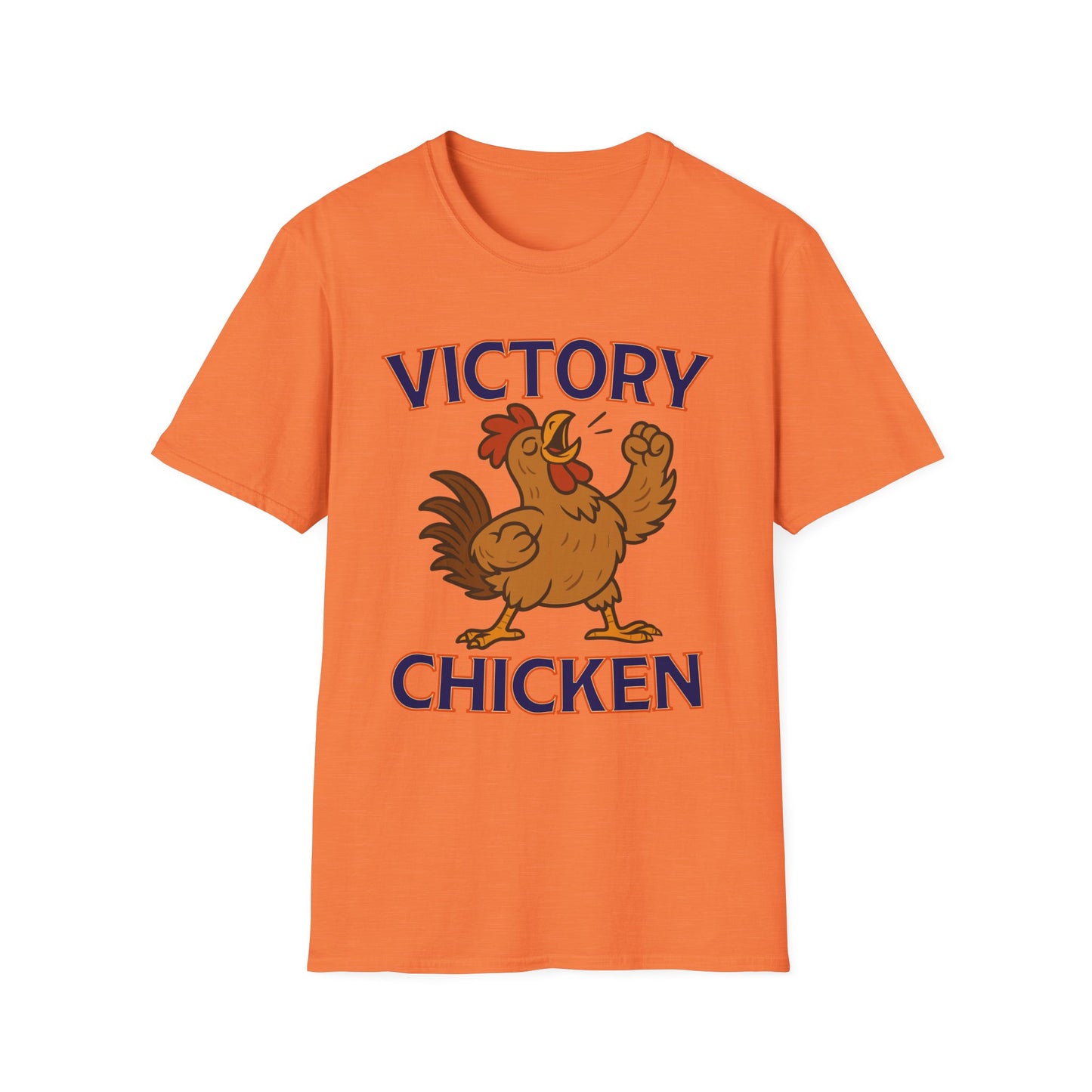 Victory Chicken - Chicago Bears Win Edition - Softstyle Unisex T-Shirt