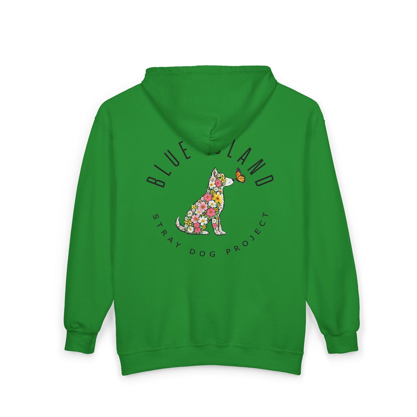 Blue Island Stray Dog Project Spring Hoodie (Adult Unisex sizes)