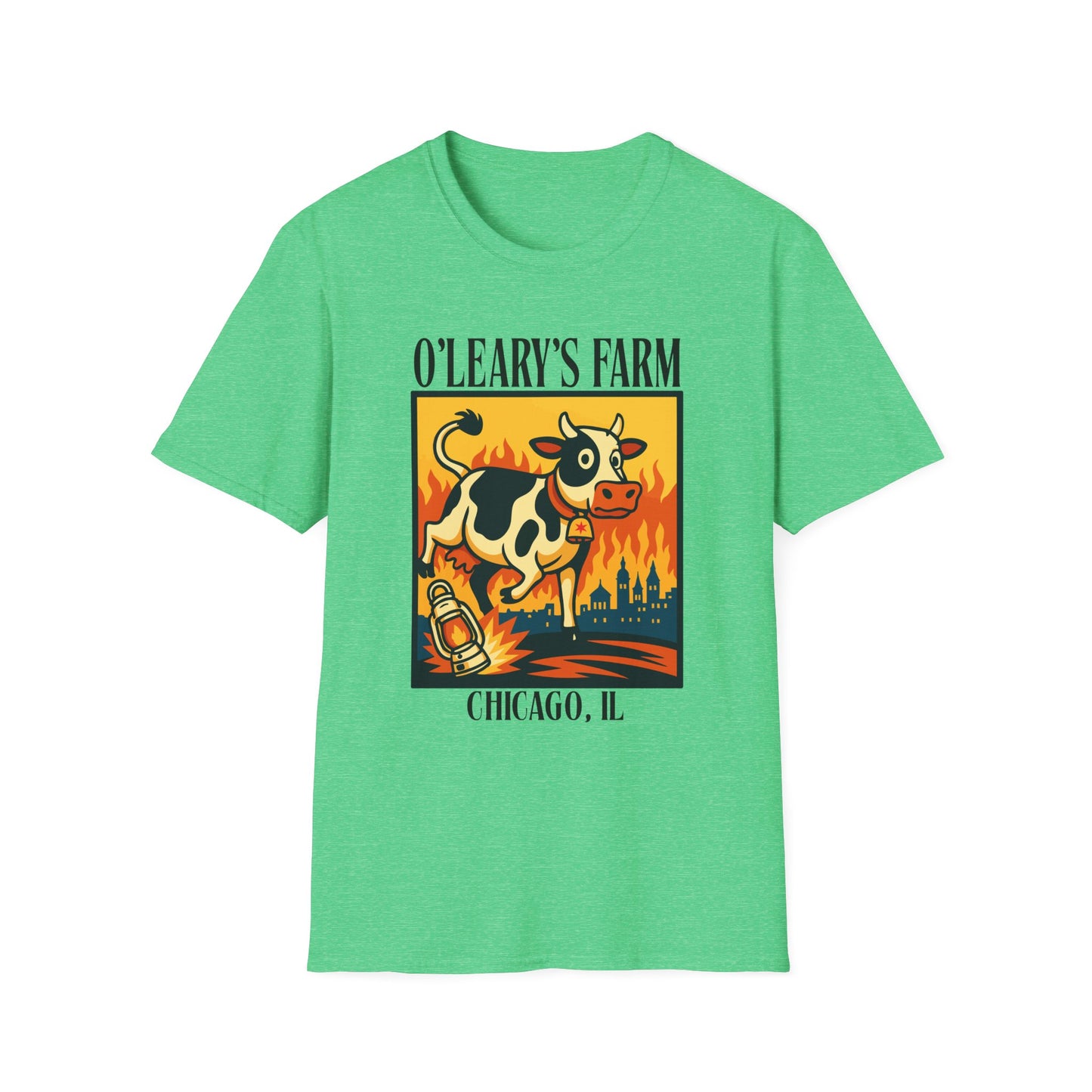 Great Chicago Fire - Mrs. O'Leary's Cow T-Shirt