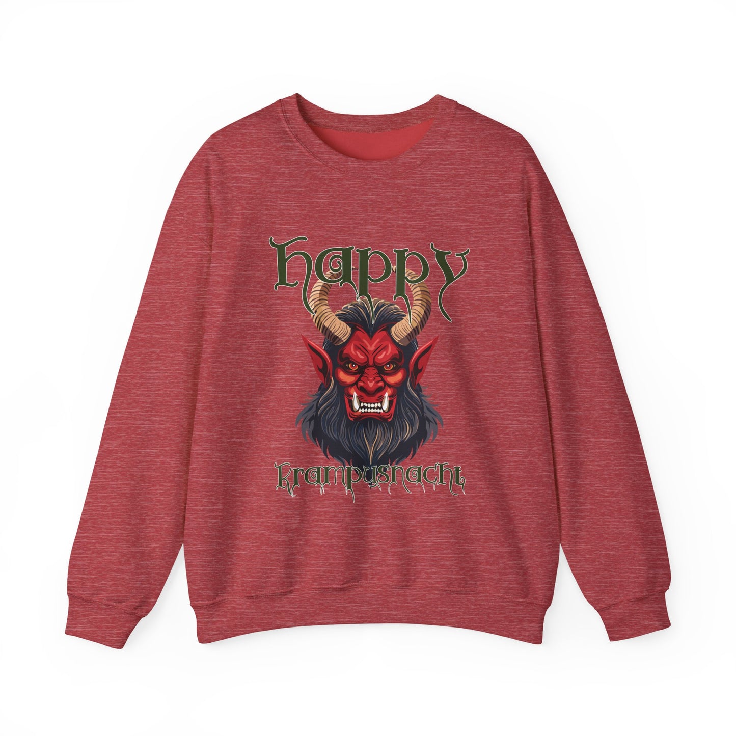 Happy Krampusnacht (Krampus Night) - Christmas - Holiday Unisex Pullover Sweatshirt