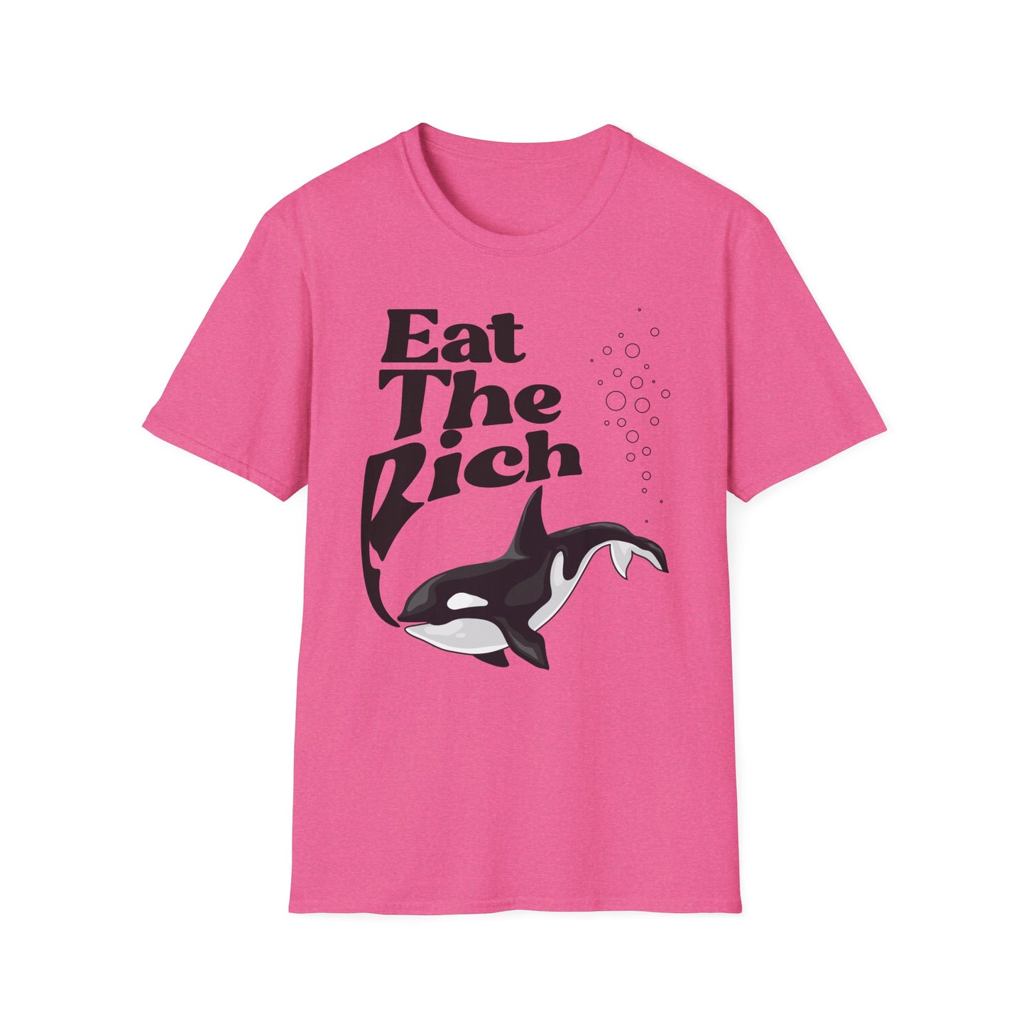 Eat the Rich T-Shirt with Orca - Unisex Softstyle